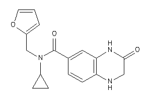 N-cyclopropyl-N-(2-furfuryl)-3-keto-2,4-dihydro-1H-quinoxaline-6-carboxamide