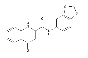 N-(1,3-benzodioxol-5-yl)-4-keto-1H-quinoline-2-carboxamide