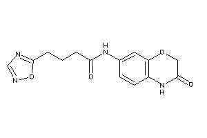 N-(3-keto-4H-1,4-benzoxazin-7-yl)-4-(1,2,4-oxadiazol-5-yl)butyramide