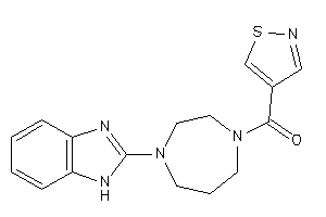 [4-(1H-benzimidazol-2-yl)-1,4-diazepan-1-yl]-isothiazol-4-yl-methanone