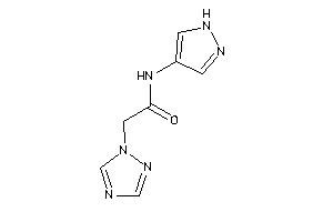 N-(1H-pyrazol-4-yl)-2-(1,2,4-triazol-1-yl)acetamide