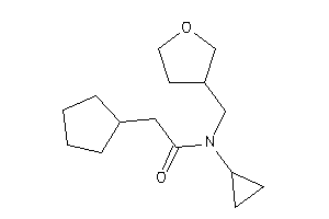 2-cyclopentyl-N-cyclopropyl-N-(tetrahydrofuran-3-ylmethyl)acetamide