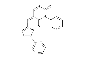 3-phenyl-5-[(5-phenyl-2-furyl)methylene]pyrimidine-2,4-quinone