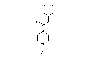 Image of 2-cyclohexyl-1-(4-cyclopropylpiperazino)ethanone
