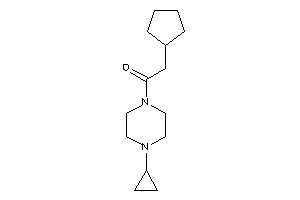 2-cyclopentyl-1-(4-cyclopropylpiperazino)ethanone