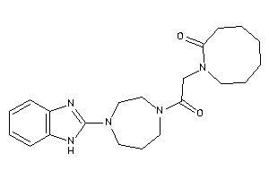 1-[2-[4-(1H-benzimidazol-2-yl)-1,4-diazepan-1-yl]-2-keto-ethyl]azocan-2-one