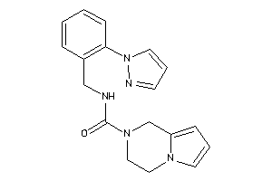 N-(2-pyrazol-1-ylbenzyl)-3,4-dihydro-1H-pyrrolo[1,2-a]pyrazine-2-carboxamide