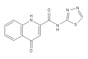 4-keto-N-(1,3,4-thiadiazol-2-yl)-1H-quinoline-2-carboxamide