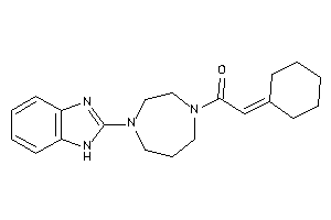 1-[4-(1H-benzimidazol-2-yl)-1,4-diazepan-1-yl]-2-cyclohexylidene-ethanone