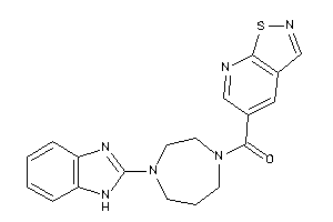 [4-(1H-benzimidazol-2-yl)-1,4-diazepan-1-yl]-isothiazolo[5,4-b]pyridin-5-yl-methanone