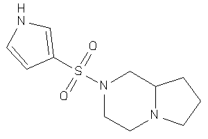 2-(1H-pyrrol-3-ylsulfonyl)-3,4,6,7,8,8a-hexahydro-1H-pyrrolo[1,2-a]pyrazine
