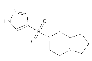 2-(1H-pyrazol-4-ylsulfonyl)-3,4,6,7,8,8a-hexahydro-1H-pyrrolo[1,2-a]pyrazine