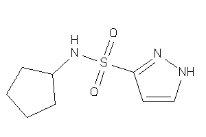 N-cyclopentyl-1H-pyrazole-3-sulfonamide