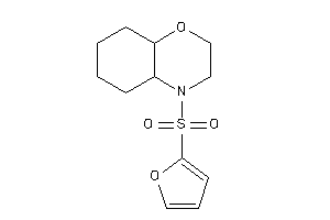 4-(2-furylsulfonyl)-2,3,4a,5,6,7,8,8a-octahydrobenzo[b][1,4]oxazine