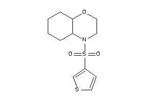 4-(3-thienylsulfonyl)-2,3,4a,5,6,7,8,8a-octahydrobenzo[b][1,4]oxazine