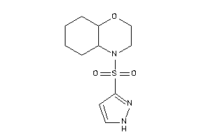 4-(1H-pyrazol-3-ylsulfonyl)-2,3,4a,5,6,7,8,8a-octahydrobenzo[b][1,4]oxazine