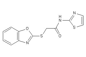 2-(1,3-benzoxazol-2-ylthio)-N-thiazol-2-yl-acetamide