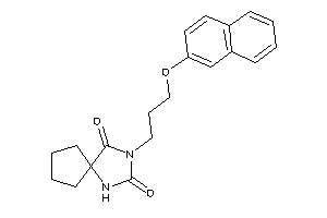 3-[3-(2-naphthoxy)propyl]-1,3-diazaspiro[4.4]nonane-2,4-quinone