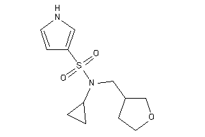 N-cyclopropyl-N-(tetrahydrofuran-3-ylmethyl)-1H-pyrrole-3-sulfonamide