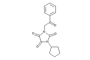 1-cyclopentyl-3-phenacyl-imidazolidine-2,4,5-trione