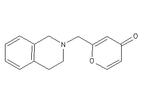 Image of 2-(3,4-dihydro-1H-isoquinolin-2-ylmethyl)pyran-4-one