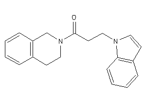 Image of 1-(3,4-dihydro-1H-isoquinolin-2-yl)-3-indol-1-yl-propan-1-one