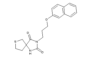 Image of 3-[3-(2-naphthoxy)propyl]-7-thia-1,3-diazaspiro[4.4]nonane-2,4-quinone