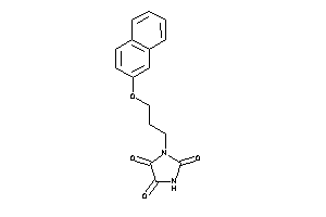 1-[3-(2-naphthoxy)propyl]imidazolidine-2,4,5-trione