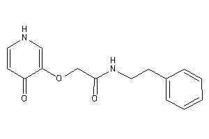 2-[(4-keto-1H-pyridin-3-yl)oxy]-N-phenethyl-acetamide