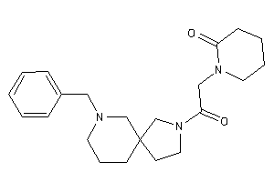 1-[2-(7-benzyl-3,7-diazaspiro[4.5]decan-3-yl)-2-keto-ethyl]-2-piperidone