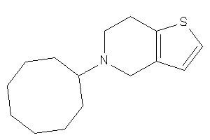 5-cyclooctyl-6,7-dihydro-4H-thieno[3,2-c]pyridine