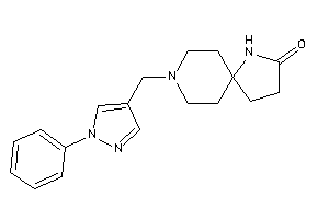8-[(1-phenylpyrazol-4-yl)methyl]-4,8-diazaspiro[4.5]decan-3-one