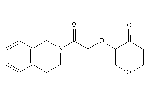 3-[2-(3,4-dihydro-1H-isoquinolin-2-yl)-2-keto-ethoxy]pyran-4-one