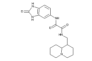 N'-(2-keto-1,3-dihydrobenzimidazol-5-yl)-N-(quinolizidin-1-ylmethyl)oxamide