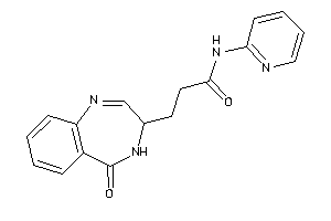 Image of 3-(5-keto-3,4-dihydro-1,4-benzodiazepin-3-yl)-N-(2-pyridyl)propionamide
