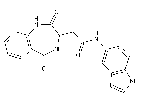 2-(2,5-diketo-3,4-dihydro-1H-1,4-benzodiazepin-3-yl)-N-(1H-indol-5-yl)acetamide