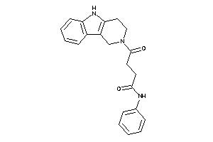 4-keto-N-phenyl-4-(1,3,4,5-tetrahydropyrido[4,3-b]indol-2-yl)butyramide