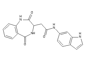 2-(2,5-diketo-3,4-dihydro-1H-1,4-benzodiazepin-3-yl)-N-(1H-indol-6-yl)acetamide
