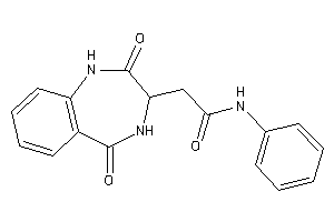 2-(2,5-diketo-3,4-dihydro-1H-1,4-benzodiazepin-3-yl)-N-phenyl-acetamide