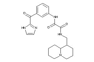 N'-[3-(1H-imidazole-2-carbonyl)phenyl]-N-(quinolizidin-1-ylmethyl)oxamide