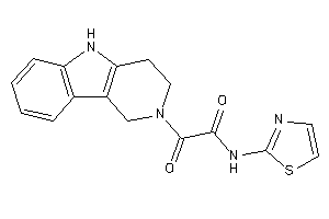 2-keto-2-(1,3,4,5-tetrahydropyrido[4,3-b]indol-2-yl)-N-thiazol-2-yl-acetamide