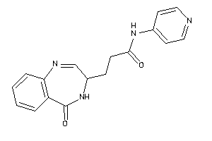 Image of 3-(5-keto-3,4-dihydro-1,4-benzodiazepin-3-yl)-N-(4-pyridyl)propionamide