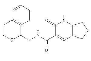 Image of N-(isochroman-1-ylmethyl)-2-keto-1,5,6,7-tetrahydro-1-pyrindine-3-carboxamide