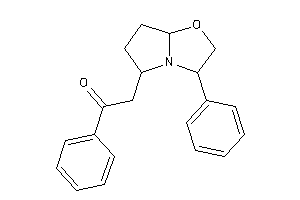 1-phenyl-2-(3-phenyl-2,3,5,6,7,7a-hexahydropyrrolo[2,1-b]oxazol-5-yl)ethanone