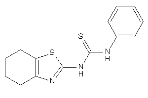 1-phenyl-3-(4,5,6,7-tetrahydro-1,3-benzothiazol-2-yl)thiourea