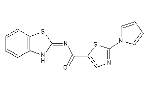 N-(3H-1,3-benzothiazol-2-ylidene)-2-pyrrol-1-yl-thiazole-5-carboxamide