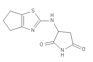 3-(5,6-dihydro-4H-cyclopenta[d]thiazol-2-ylamino)pyrrolidine-2,5-quinone