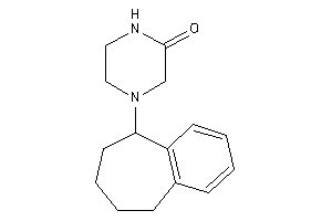 4-(6,7,8,9-tetrahydro-5H-benzocyclohepten-9-yl)piperazin-2-one