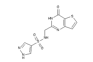N-[(4-keto-3H-thieno[3,2-d]pyrimidin-2-yl)methyl]-1H-pyrazole-4-sulfonamide