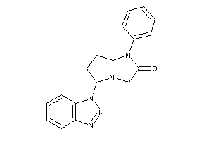 5-(benzotriazol-1-yl)-1-phenyl-5,6,7,7a-tetrahydro-3H-pyrrolo[1,2-a]imidazol-2-one